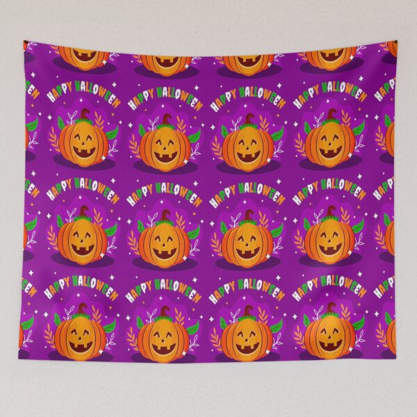 Item preview,  halloween scary evil pumpkin funny pumpkin head happy halloween designed and sold by BEAUTY ⭐⭐⭐⭐⭐.