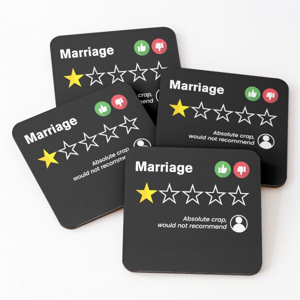 Item preview, Marriage Rating Absolute Crap Divorce designed and sold by MooonTees.