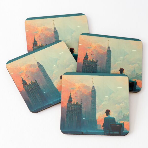 Item preview, Abstract Cityscape designed and sold by Foodcolored.