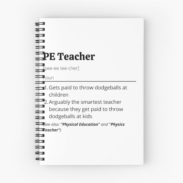 Item preview, PE Teacher Definition designed and sold by Creatoe.