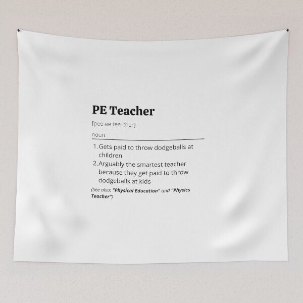 Item preview, PE Teacher Definition designed and sold by Creatoe.