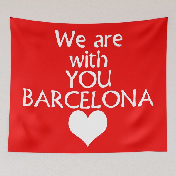 Item preview, We are with you Barcelona designed and sold by Mia-Kara.