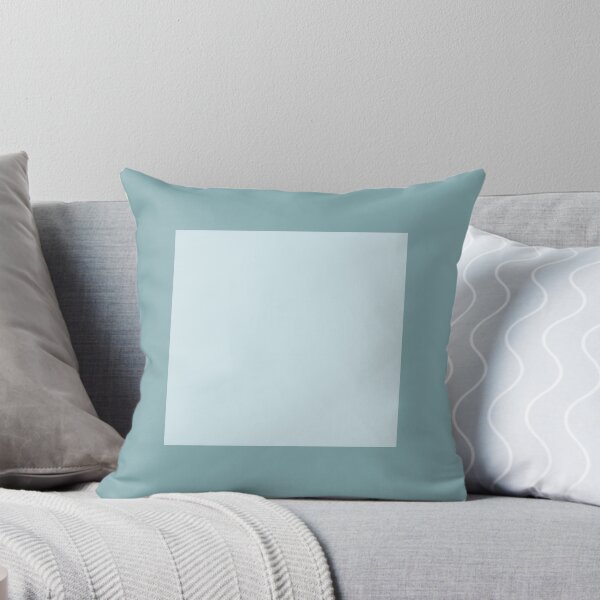 Item preview, Blue Grey Border Square designed and sold by kierkegaard.