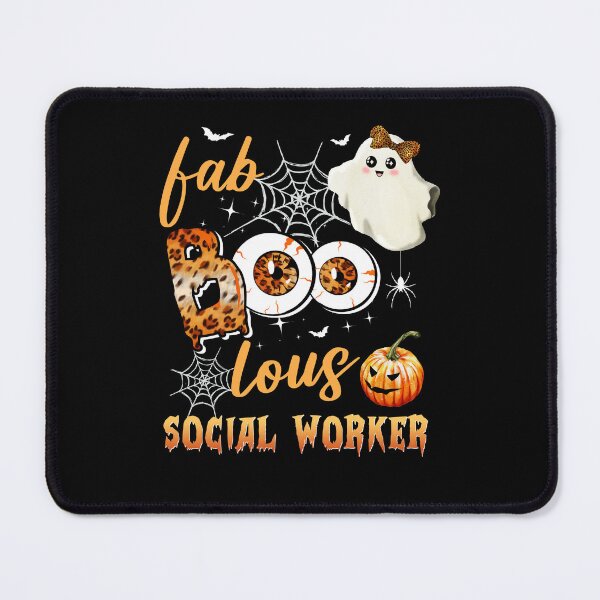 Item preview, Social Worker Halloween Ghost Pumpkin designed and sold by NgocCong.