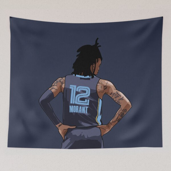 Item preview, Ja Morant Vector Back Qiangy designed and sold by qiangdade.