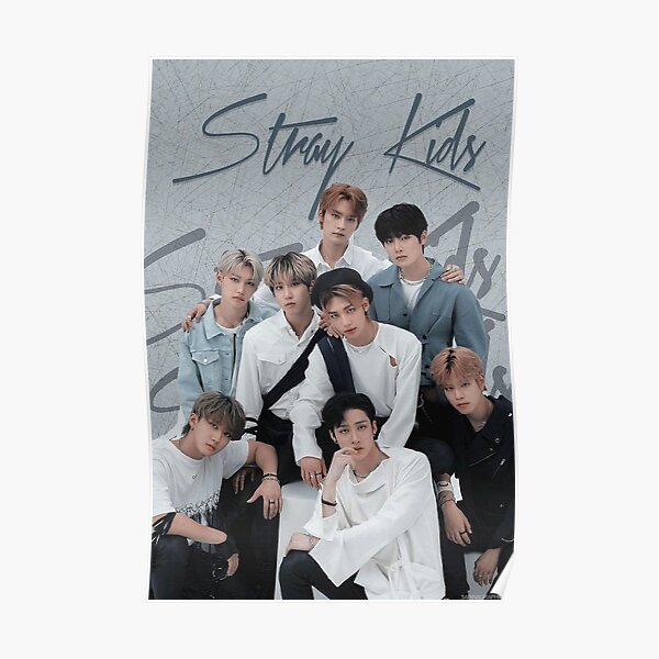 STRAY KIDS rare poster SKZ LOGO kpop circle signatures autographs Poster