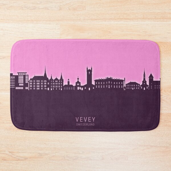 Item preview, Vevey Switzerland Skyline designed and sold by ArtPrints.