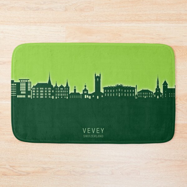 Item preview, Vevey Switzerland Skyline designed and sold by ArtPrints.