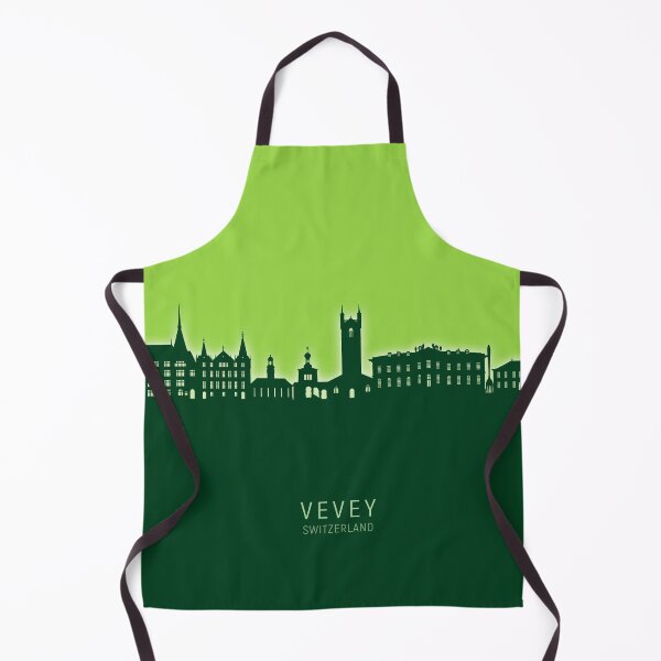 Item preview, Vevey Switzerland Skyline designed and sold by ArtPrints.