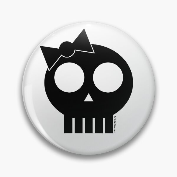 Item preview, Calavera de Halloween simple con un lazo designed and sold by ArashiiGames.