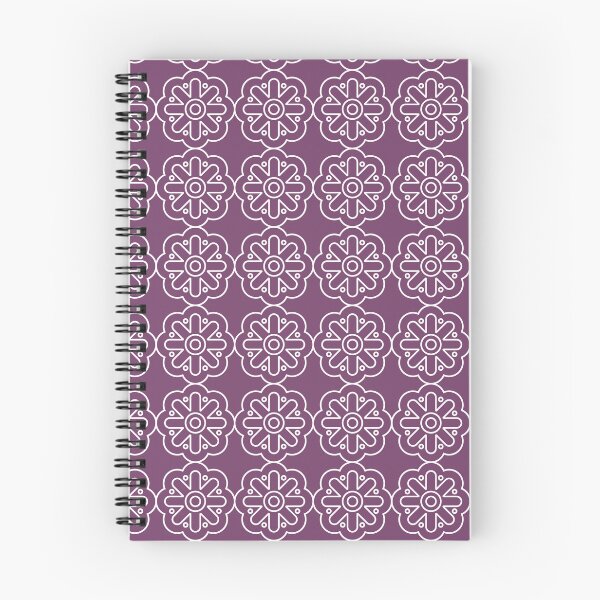 Item preview, Geometric Pattern: Seljuk: Aubergine White designed and sold by Red Wolf.