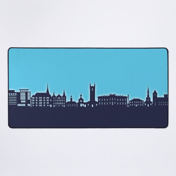 Item preview, Vevey Switzerland Skyline designed and sold by ArtPrints.