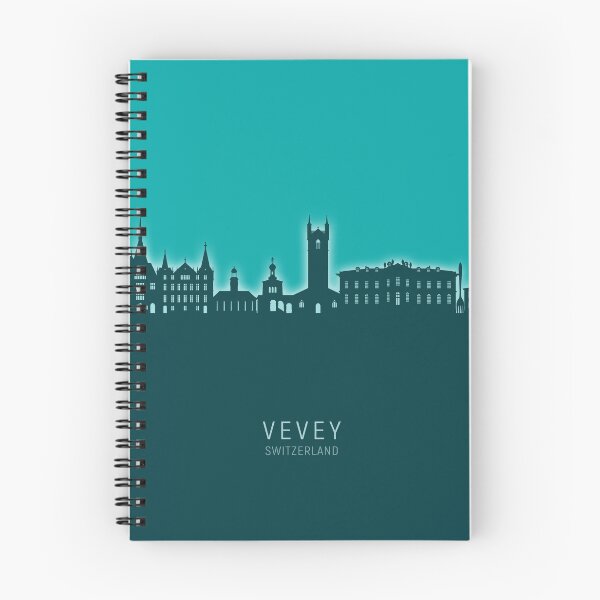 Item preview, Vevey Switzerland Skyline designed and sold by ArtPrints.