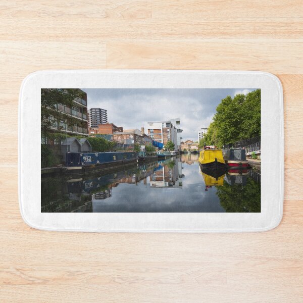 Item preview, House boats at Regent's Canal towpath London, UK designed and sold by santoshputhran.