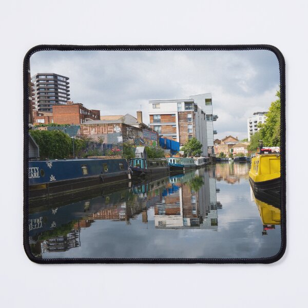 Item preview, House boats at Regent's Canal towpath London, UK designed and sold by santoshputhran.