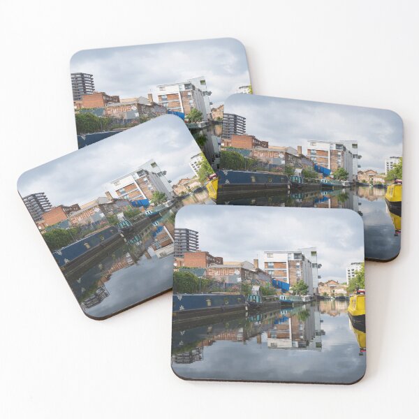 Item preview, House boats at Regent's Canal towpath London, UK designed and sold by santoshputhran.