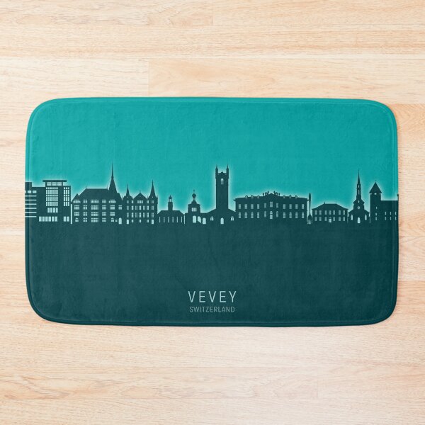 Item preview, Vevey Switzerland Skyline designed and sold by ArtPrints.