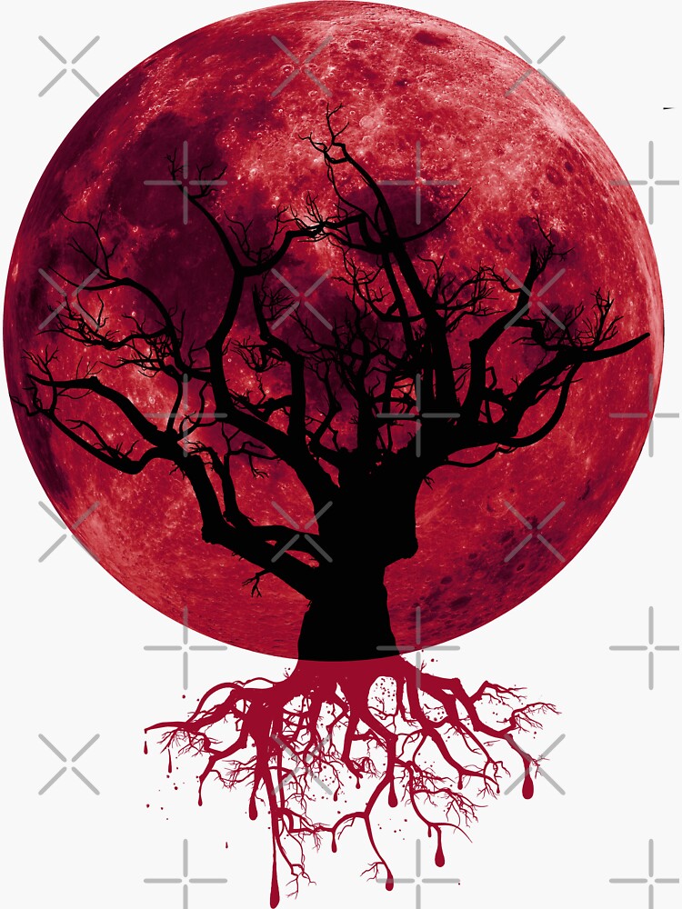 Thumbnail 3 von 3, Sticker, Blutmond designt und verkauft von Kobeko.