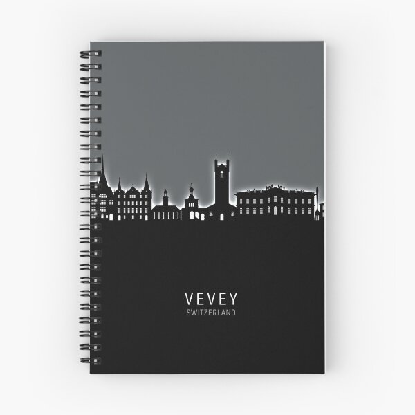 Item preview, Vevey Switzerland Skyline designed and sold by ArtPrints.