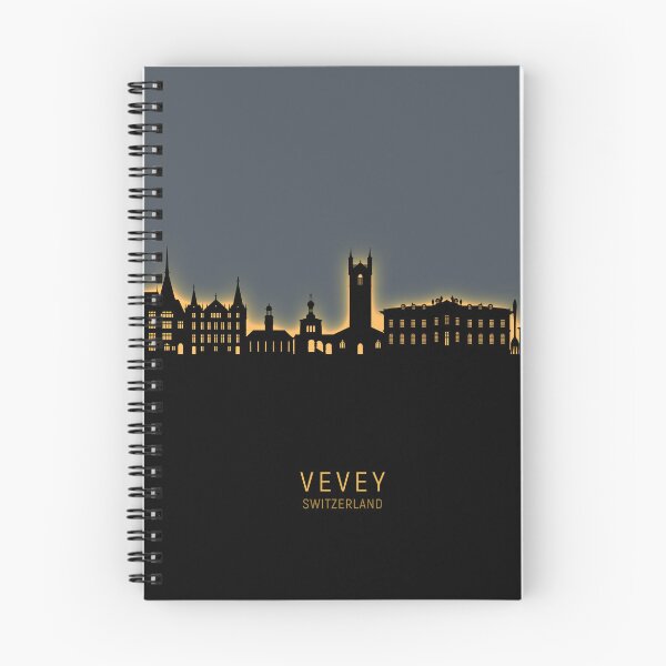 Item preview, Vevey Switzerland Skyline designed and sold by ArtPrints.