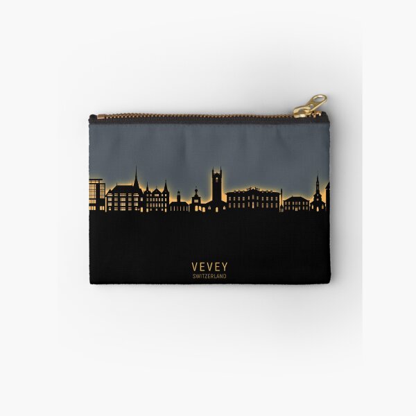 Item preview, Vevey Switzerland Skyline designed and sold by ArtPrints.