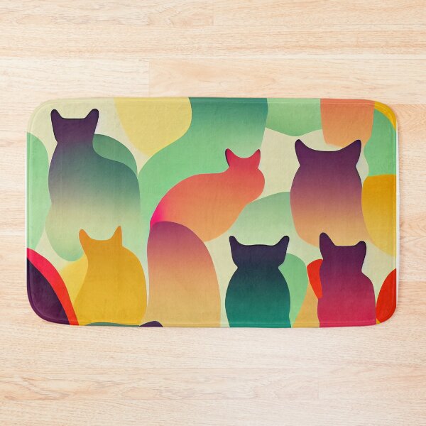 Item preview, Wall of Cats emoji emoticon  - Created by Artificial Intelligence designed and sold by Created-by-AI.