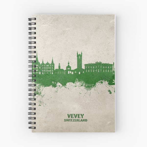 Item preview, Vevey Switzerland Skyline designed and sold by ArtPrints.