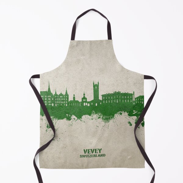 Item preview, Vevey Switzerland Skyline designed and sold by ArtPrints.