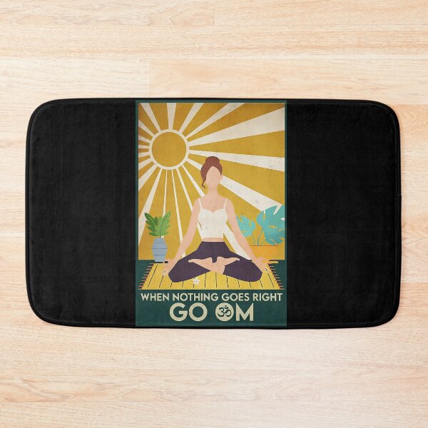 Item preview, Yoga - When Nothing Goes Right Go Om   designed and sold by ALISONABBOTTAU.