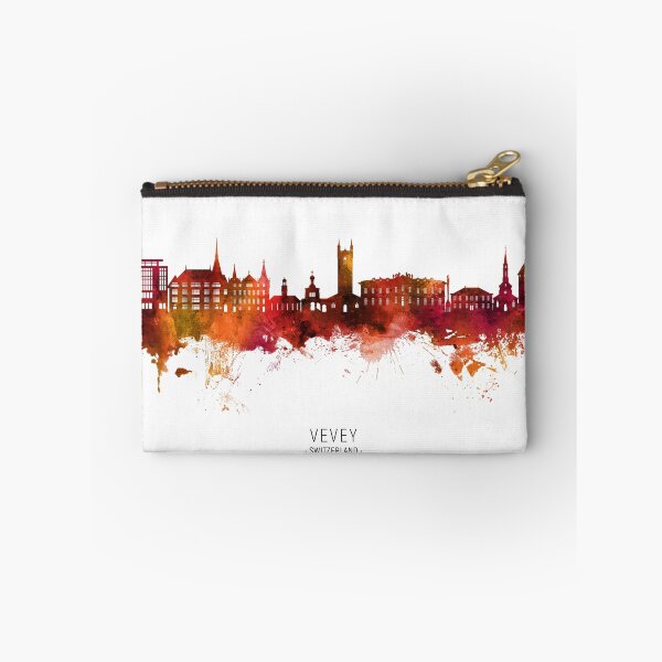Item preview, Vevey Switzerland Skyline designed and sold by ArtPrints.