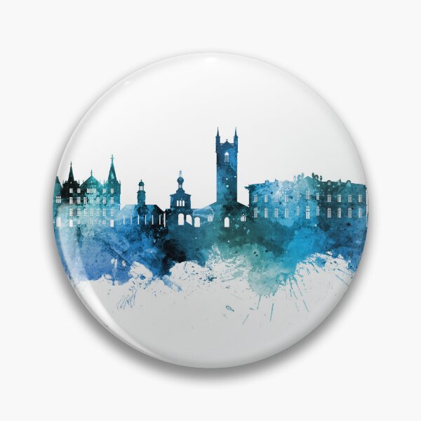 Item preview, Vevey Switzerland Skyline designed and sold by ArtPrints.