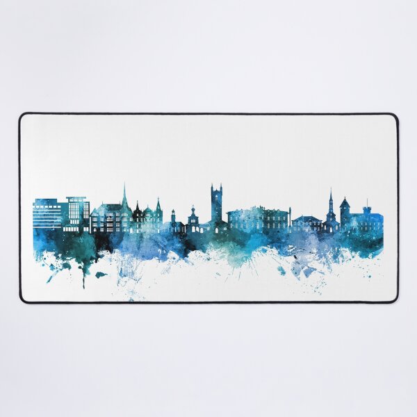 Item preview, Vevey Switzerland Skyline designed and sold by ArtPrints.