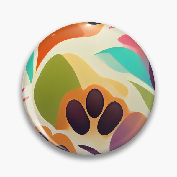 "Cat Paws emoji emoticon Created by Artificial Intelligence" Pin for Sale by CreatedbyAI