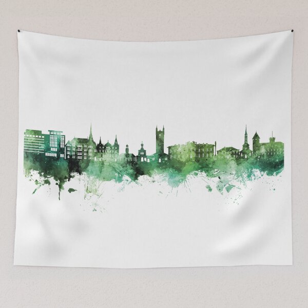 Item preview, Vevey Switzerland Skyline designed and sold by ArtPrints.