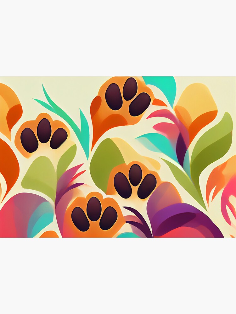"Cat Paws emoji emoticon Created by Artificial Intelligence" Sticker for Sale by CreatedbyAI