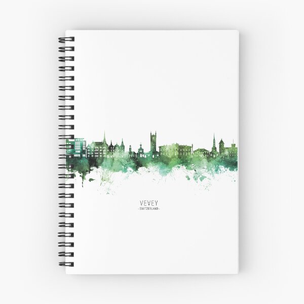 Item preview, Vevey Switzerland Skyline designed and sold by ArtPrints.