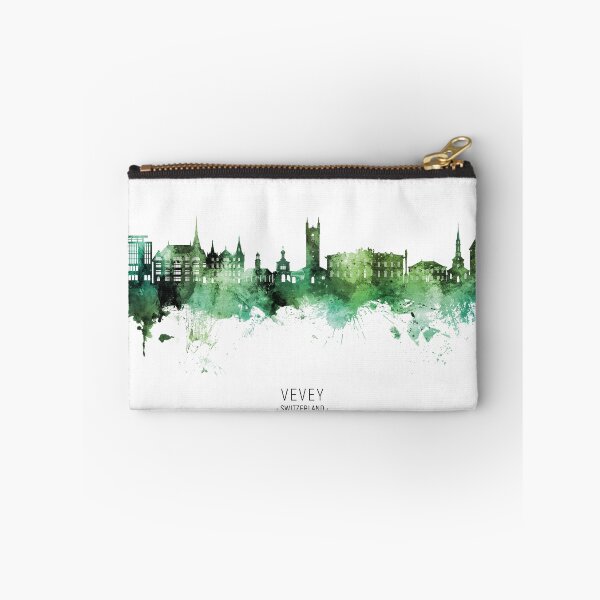 Item preview, Vevey Switzerland Skyline designed and sold by ArtPrints.