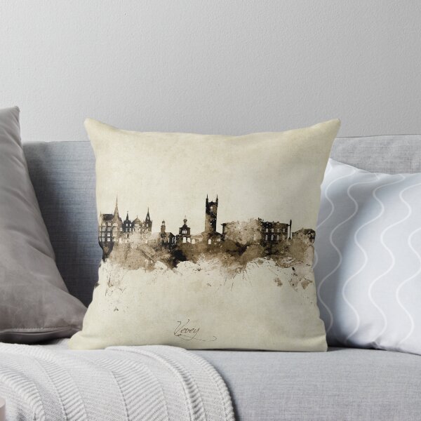Item preview, Vevey Switzerland Skyline designed and sold by ArtPrints.