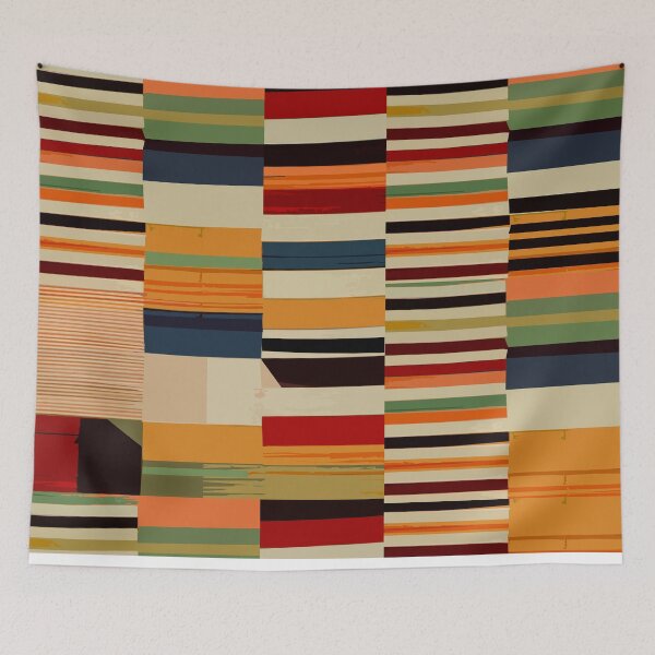 Item preview, Etchnic Scandinavian Pattern - Horizontal Stripes designed and sold by MyArt23.