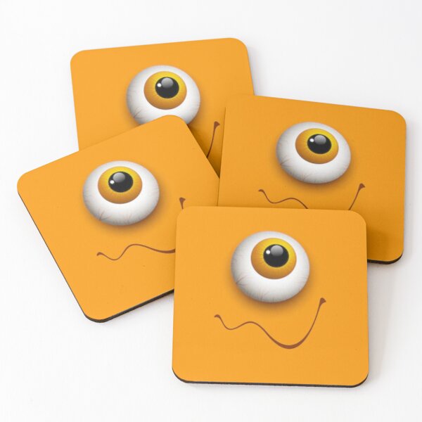 Item preview, cute orange eye monster eye  designed and sold by BEAUTY ⭐⭐⭐⭐⭐.