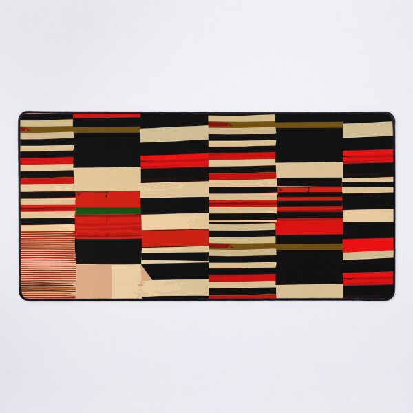 Item preview, Etchnic Scandinavian Pattern - Horizontal Stripes - Red designed and sold by MyArt23.
