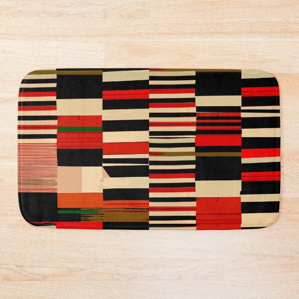 Item preview, Etchnic Scandinavian Pattern - Horizontal Stripes - Red designed and sold by MyArt23.