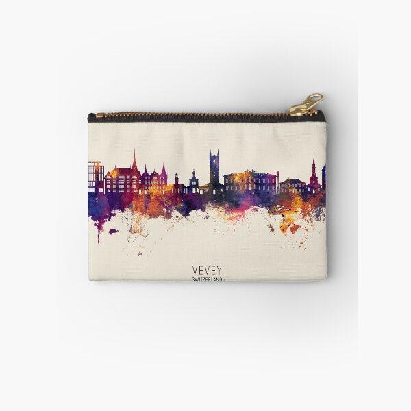 Item preview, Vevey Switzerland Skyline designed and sold by ArtPrints.
