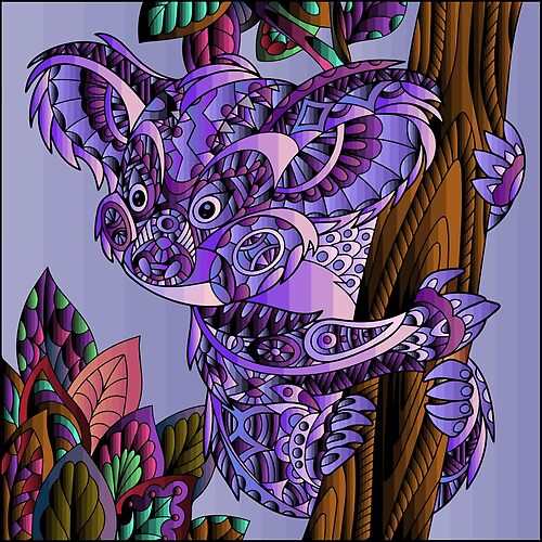 Animal Zentangles 286 (Style:1)