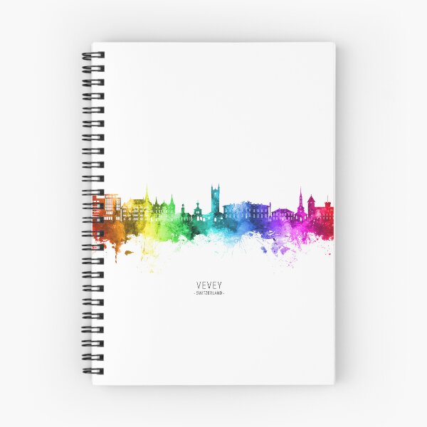 Item preview, Vevey Switzerland Skyline designed and sold by ArtPrints.