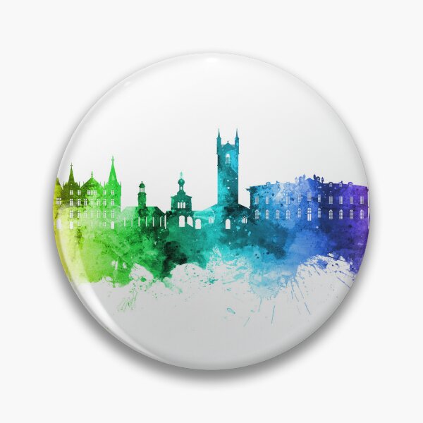 Item preview, Vevey Switzerland Skyline designed and sold by ArtPrints.