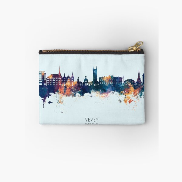 Item preview, Vevey Switzerland Skyline designed and sold by ArtPrints.