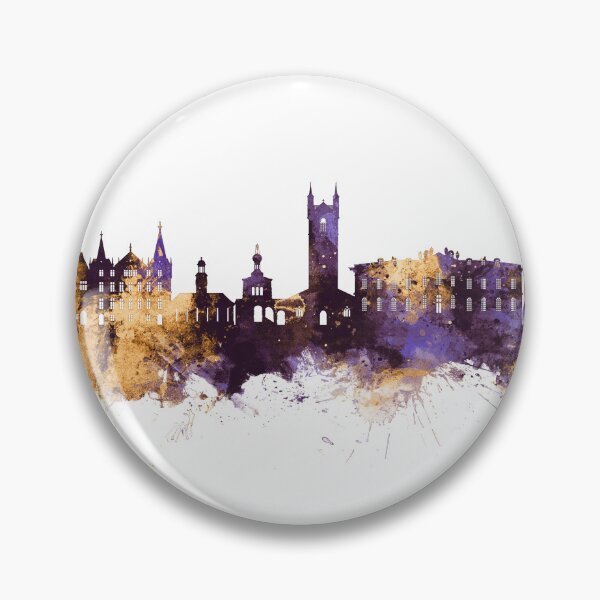 Item preview, Vevey Switzerland Skyline designed and sold by ArtPrints.