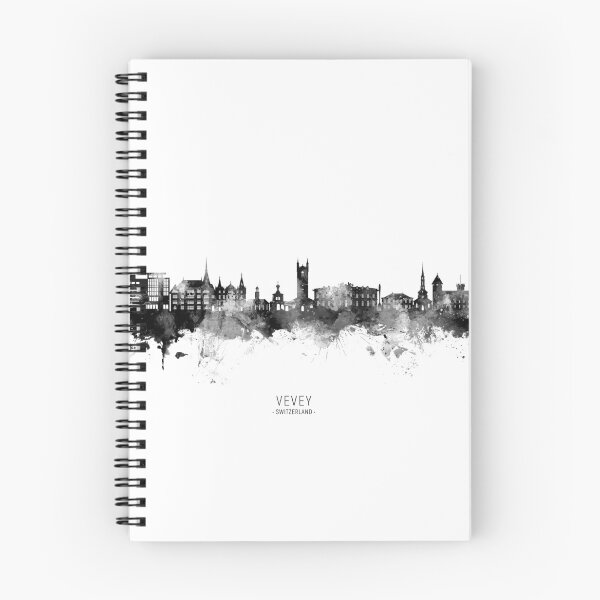 Item preview, Vevey Switzerland Skyline designed and sold by ArtPrints.