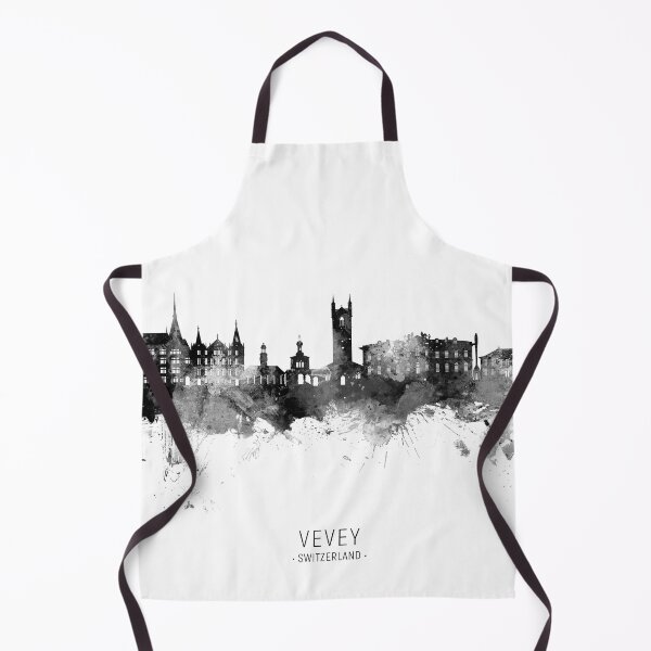 Item preview, Vevey Switzerland Skyline designed and sold by ArtPrints.